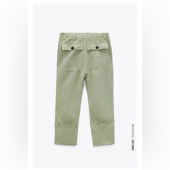 NWT ZARA COTTON PANTS - Picture 9 of 10